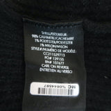 Alice + Olivia Foss Puff Sleeve Sweater Black Cashmere-Blend Size Extra Small