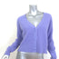 Rag & Bone Pierce Cashmere Cardigan Lavender Ribbed Knit Size Extra Small