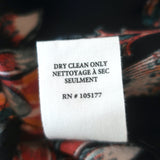 Ulla Johnson Skye Belted Off-Shoulder Midi Dress Black Floral Print Silk Size 6