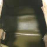 The Row Top Handle 14 Shoulder Bag Dark Olive Suede