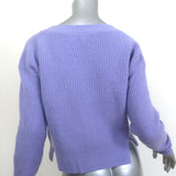 Rag & Bone Pierce Cashmere Cardigan Lavender Ribbed Knit Size Extra Small