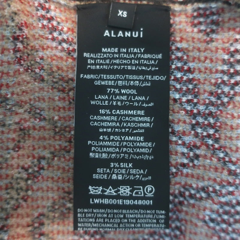 Alanui Fair Isle Animal Jacquard Belted Cardigan Brown/Multi Size Extra Small