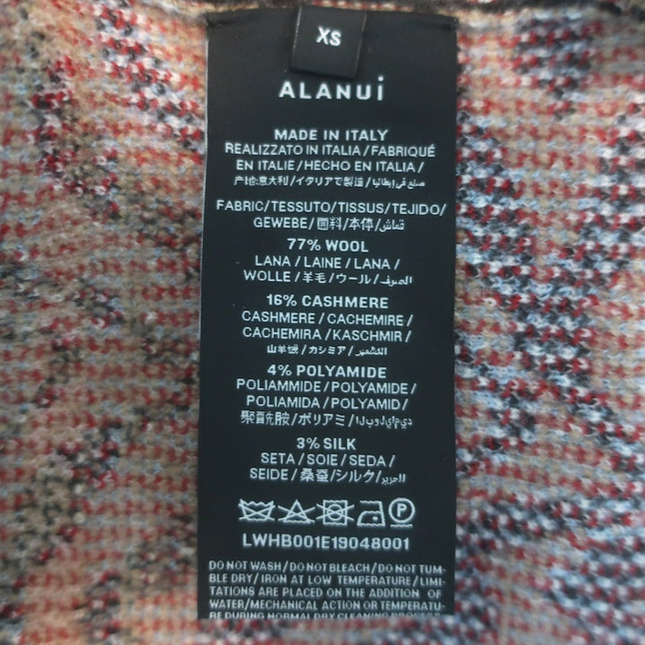 Alanui Fair Isle Animal Jacquard Belted Cardigan Brown/Multi Size Extra Small
