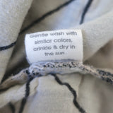 Magnolia Pearl Quiltwork Esme Dress Coat Navy/Ecru Striped Cotton One Size