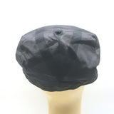 Burberry Nova Check Newsboy Cap Charcoal/Black Size Extra Large