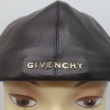 Givenchy Leather Brimless Snap-Back Baseball Cap Black One Size Unisex