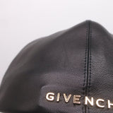 Givenchy Leather Brimless Snap-Back Baseball Cap Black One Size Unisex