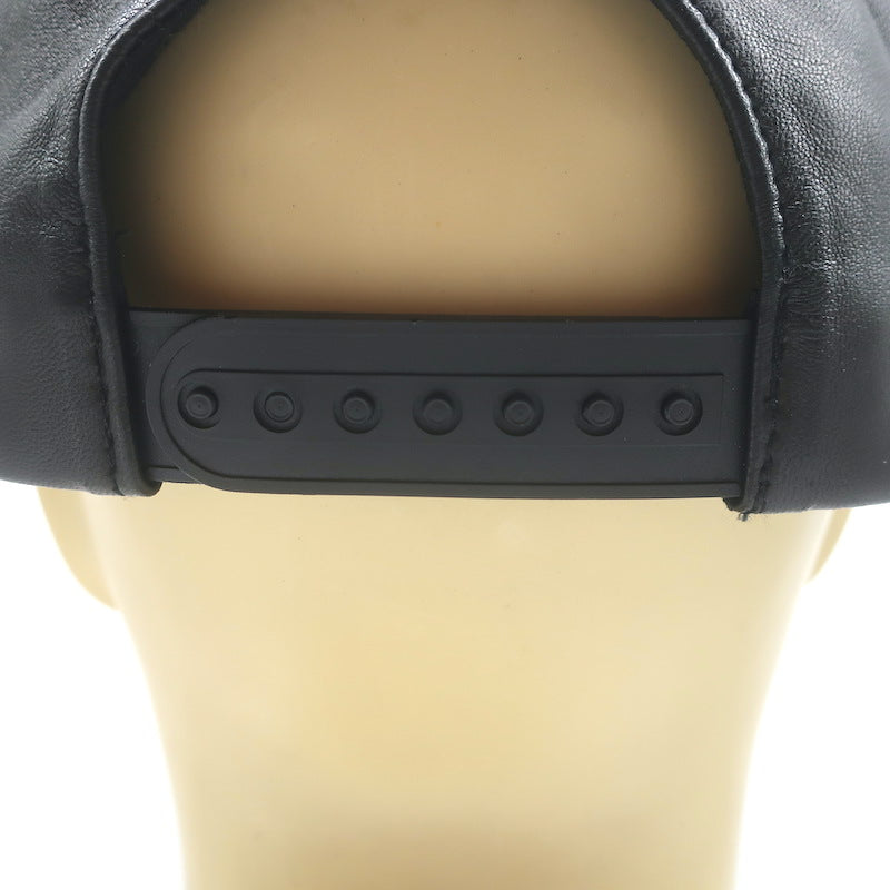 Givenchy Leather Brimless Snap-Back Baseball Cap Black One Size Unisex