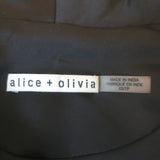 Alice + Olivia Jace Sequined Blazer Gold Size Extra Small Open-Front Jacket