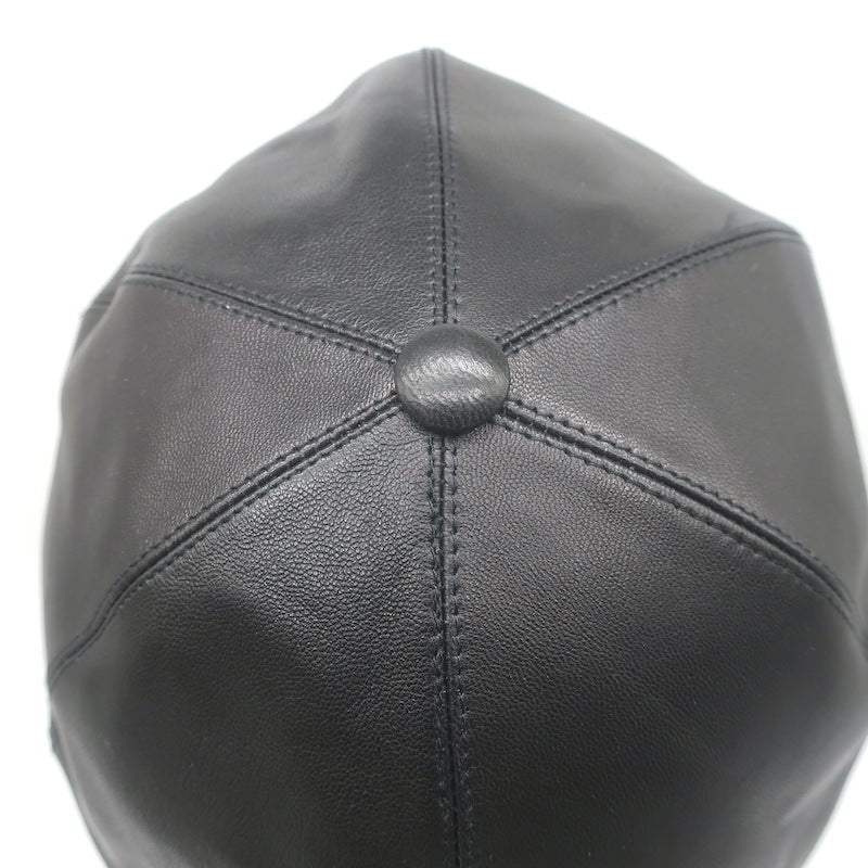 Givenchy Leather Brimless Snap-Back Baseball Cap Black One Size Unisex