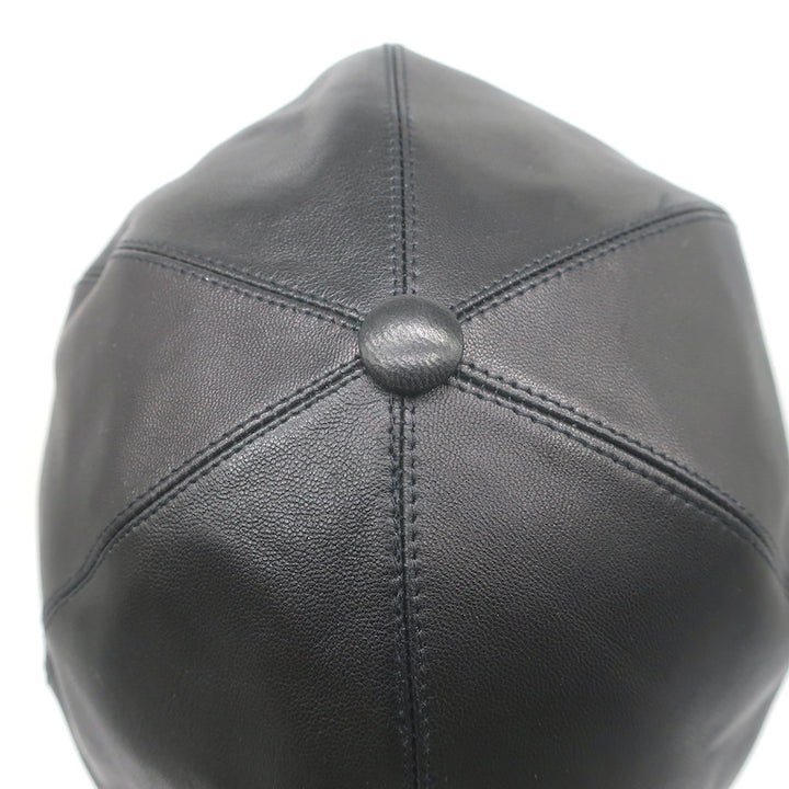 Givenchy Leather Brimless Snap-Back Baseball Cap Black One Size Unisex