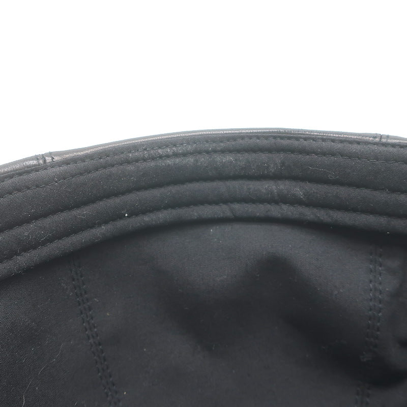 Givenchy Leather Brimless Snap-Back Baseball Cap Black One Size Unisex