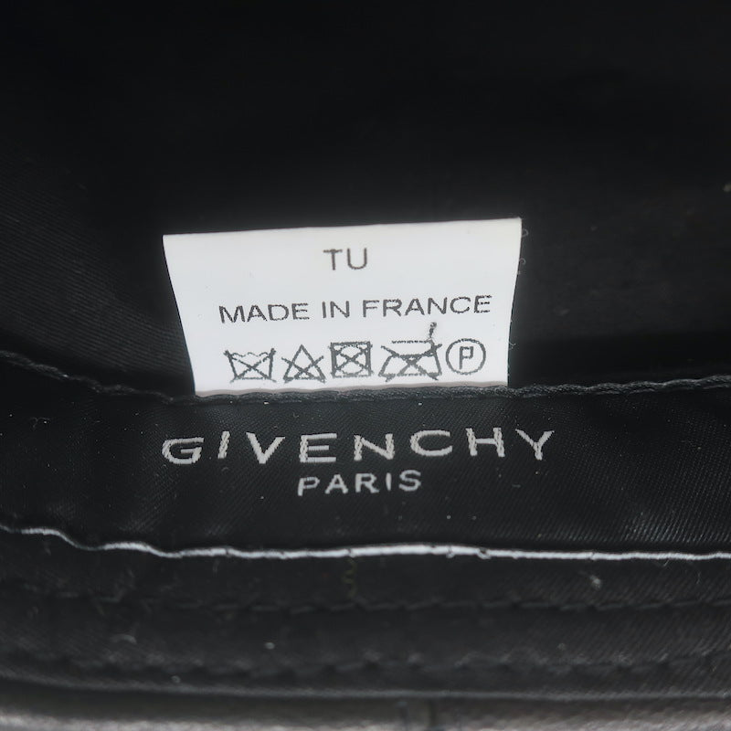 Givenchy Leather Brimless Snap-Back Baseball Cap Black One Size Unisex