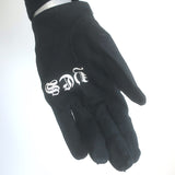 Majesty Black Ouija Gloves Black Cotton Size 8.5