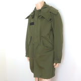 Givenchy Wing Print Parka Military Green Cotton Size 50 Hooded Jacket
