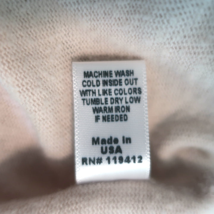 Monrow studded raglan sweatshirt, light beige, size M, new with tags — luxury designer casual top