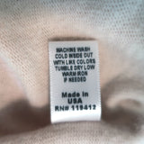 Monrow studded raglan sweatshirt, light beige, size M, new with tags — luxury designer casual top