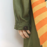 Givenchy Wing Print Parka Military Green Cotton Size 50 Hooded Jacket