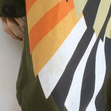 Givenchy Wing Print Parka Military Green Cotton Size 50 Hooded Jacket