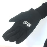 Majesty Black Ouija Gloves Black Cotton Size 8.5