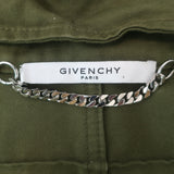 Givenchy Wing Print Parka Military Green Cotton Size 50 Hooded Jacket