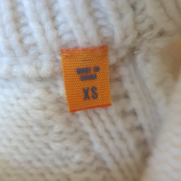 Guest in Residence Cozy Crew Cashmere Sweater Cream Size Extra Small