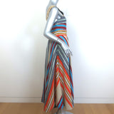 La Ligne Striped Button-Front Midi Dress Multicolor Size 14