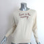 Lingua Franca Love is the Message Cashmere Sweater Cream Size Extra Small
