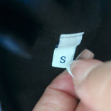 Moncler Maglia Cardigan Mesh-Trimmed Hoodie Sweatshirt Black Size Small