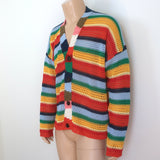 Marni x No Vacancy Inn Striped Crochet Cardigan Multicolor Size 48 NEW