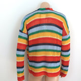 Marni x No Vacancy Inn Striped Crochet Cardigan Multicolor Size 48 NEW