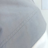 Chanel Identification 01P Colorblock Zip-Up Jacket Gray & White Size 38
