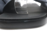 Hermes Gabriel Slide Sandals Charcoal Suede Size 43 NEW