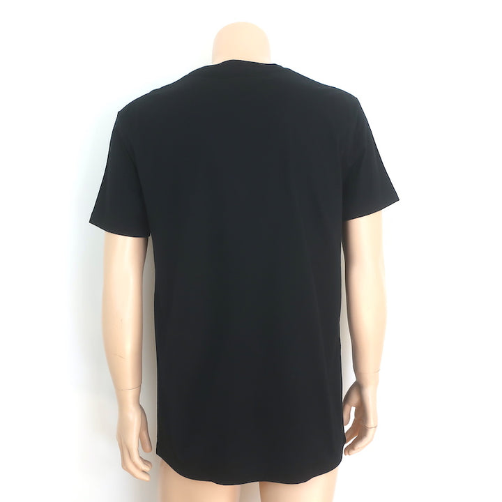 Alexander McQueen Skull-Embroidered T-Shirt Black Cotton Size Extra Large NEW