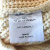 Jonathan Simkhai Sweater Rosemarie Buttercup Directional Rib Knit Size Small