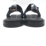 Hermes Gabriel Slide Sandals Charcoal Suede Size 43 NEW