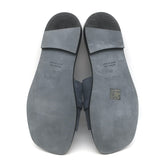 Hermes Gabriel Slide Sandals Charcoal Suede Size 43 NEW