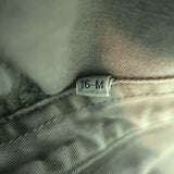 Zadig & Voltaire Bonnie Love Military Shirt Army Green Cotton Size 16 / SMALL