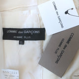 Comme des Garcons Homme Plus Layered Blazer Ivory Size Extra Large NEW