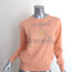 Lingua Franca Respect Your Mother Cashmere Sweater Peach Size Extra Small
