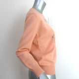 Lingua Franca Respect Your Mother Cashmere Sweater Peach Size Extra Small
