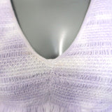 LoveShackFancy Sonara Smocked Mini Dress Lavender Tie Dye Cotton Size Petite