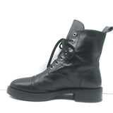 Louis Vuitton Ranger Boots with Patches Black Leather Size 40 Flat Combat Boots