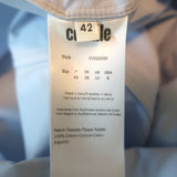 Colville Nexus Puff Sleeve Midi Dress Light Blue Cotton Poplin Size 42 US 6