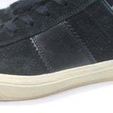 Tom Ford Cambridge Low Top Sneakers Black Leather & Suede Size 7.5