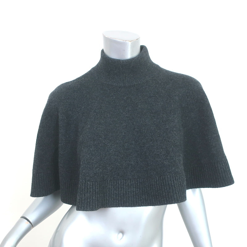 LOUIS VUITTON Size M Blue Black Knitted Not Listed Turtleneck