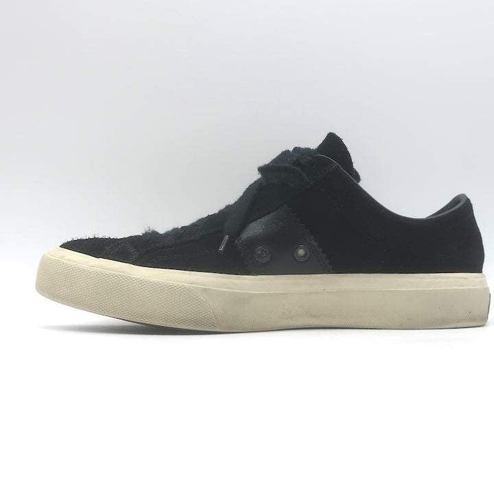 Tom Ford Cambridge Low Top Sneakers Black Leather &amp; Suede Size 7.5