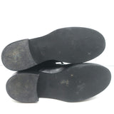 Louis Vuitton Ranger Boots with Patches Black Leather Size 40 Flat Combat Boots