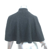 Michael Kors Collection Cashmere Turtleneck Poncho Sweater Charcoal Size Medium