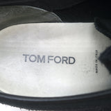 Tom Ford Cambridge Low Top Sneakers Black Leather & Suede Size 7.5